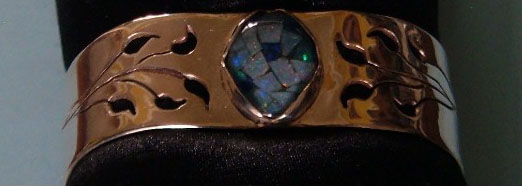 mosaic opal bracelet