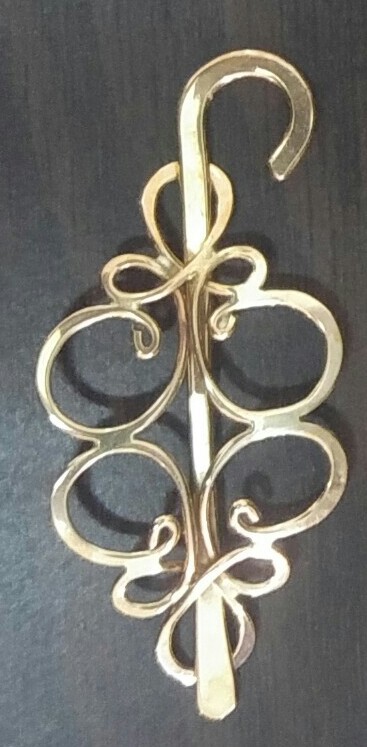 small swirl barrette
